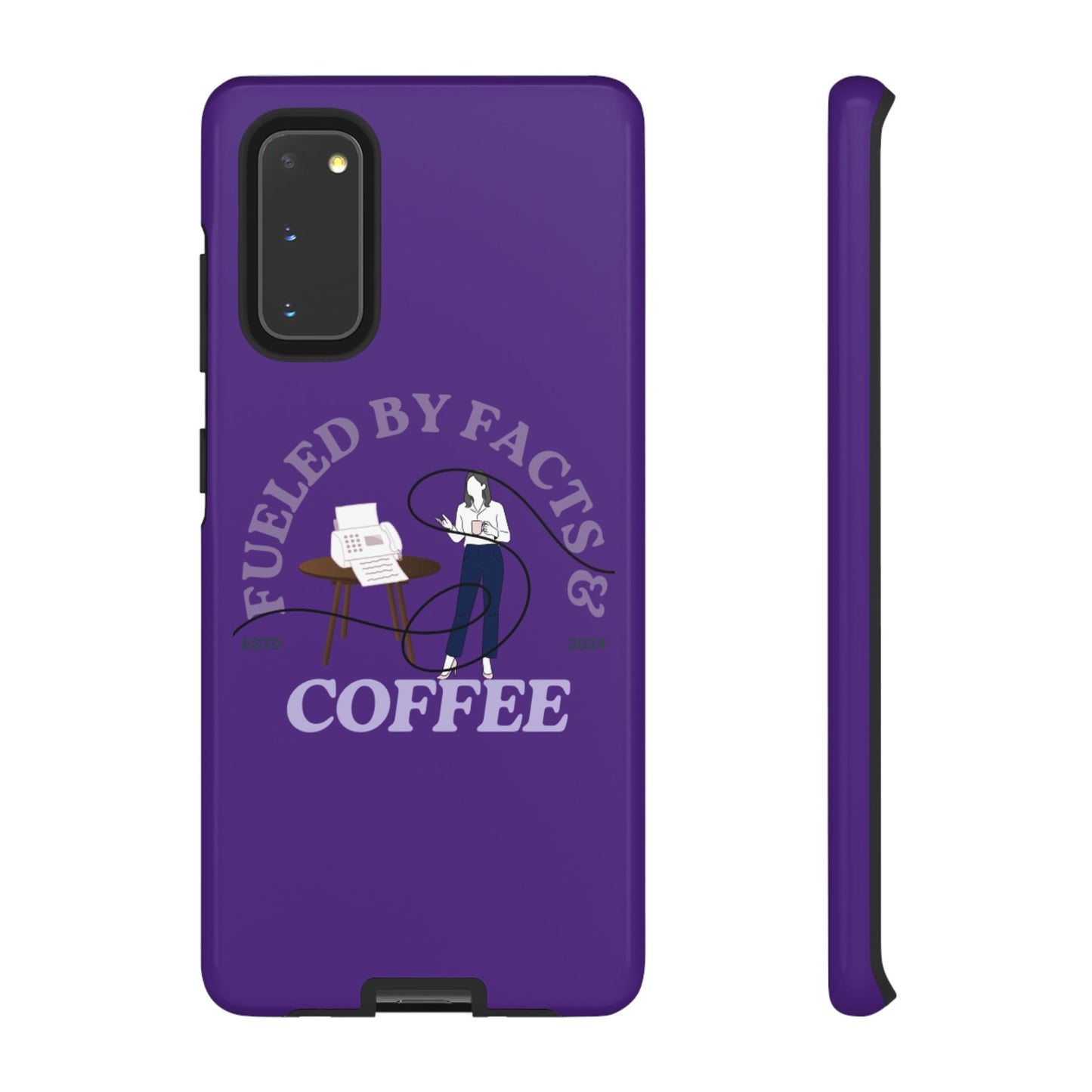 Fueled by Facts & Coffee Phone Case