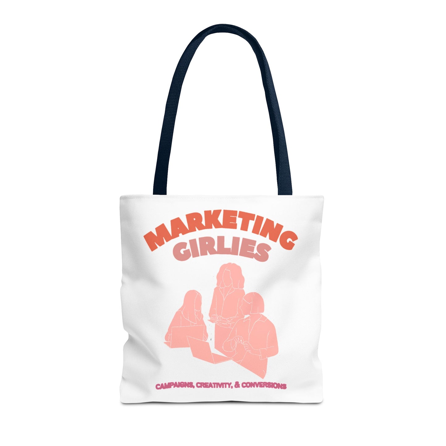 Marketing Girlies Tote Bag (AOP)