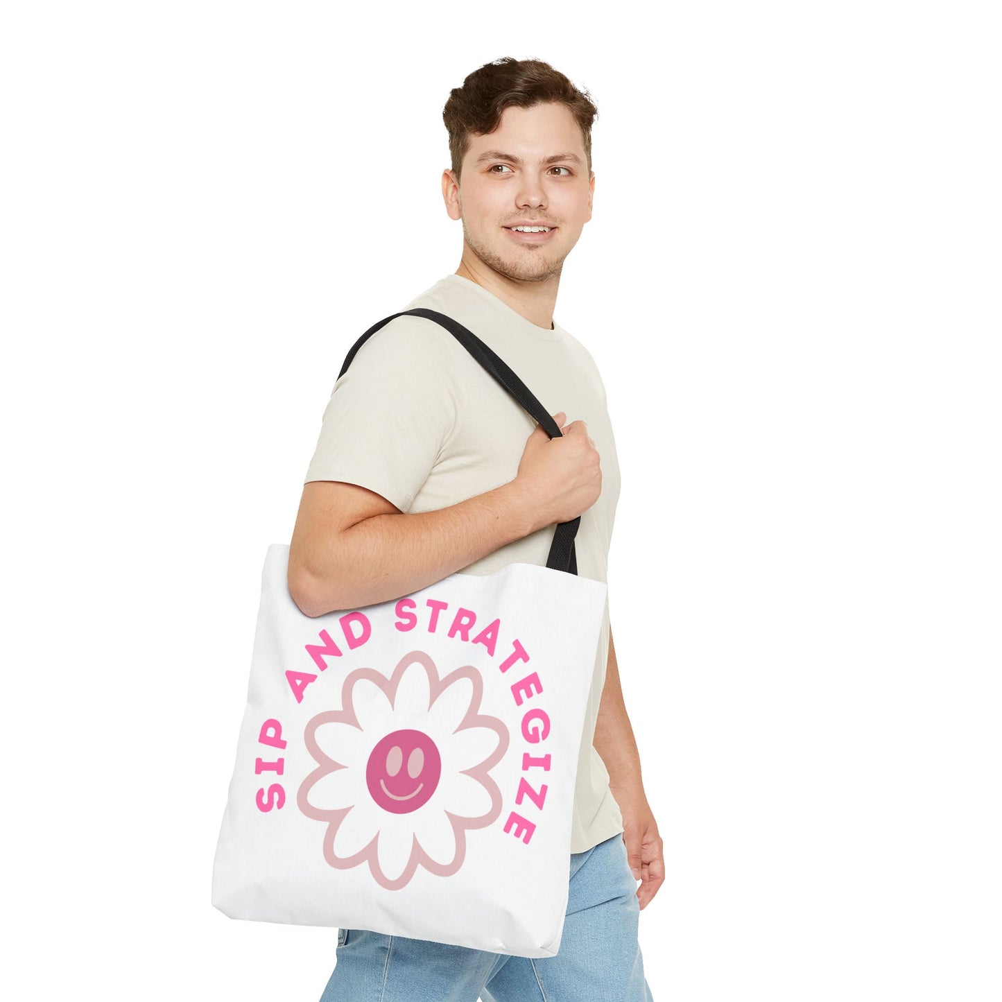 Sip & Strategize Tote Bag (AOP)