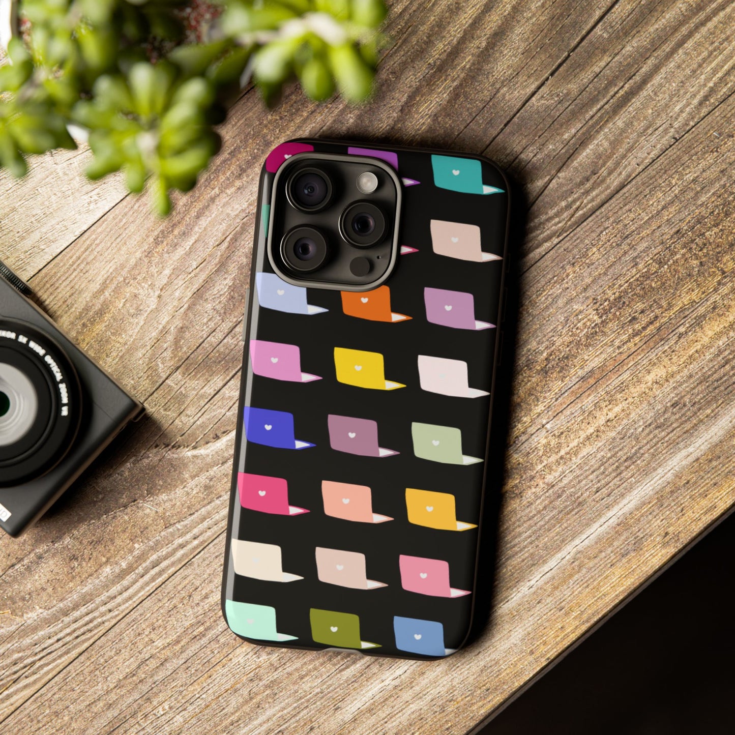 Colorful Laptop Icons Phone Case