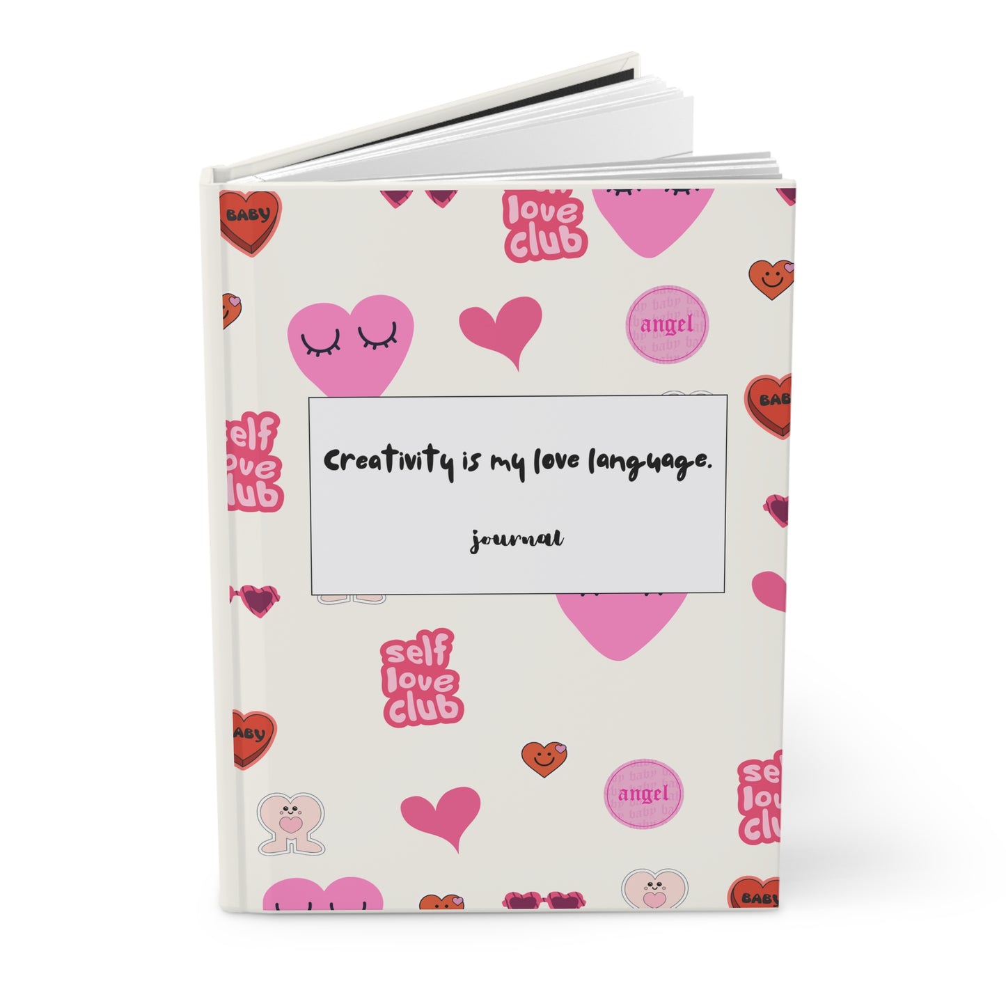 Creativity is My Love Language Hardcover Journal Matte