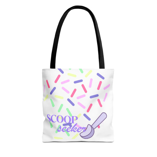 Scoop Seeker Tote Bag (AOP)