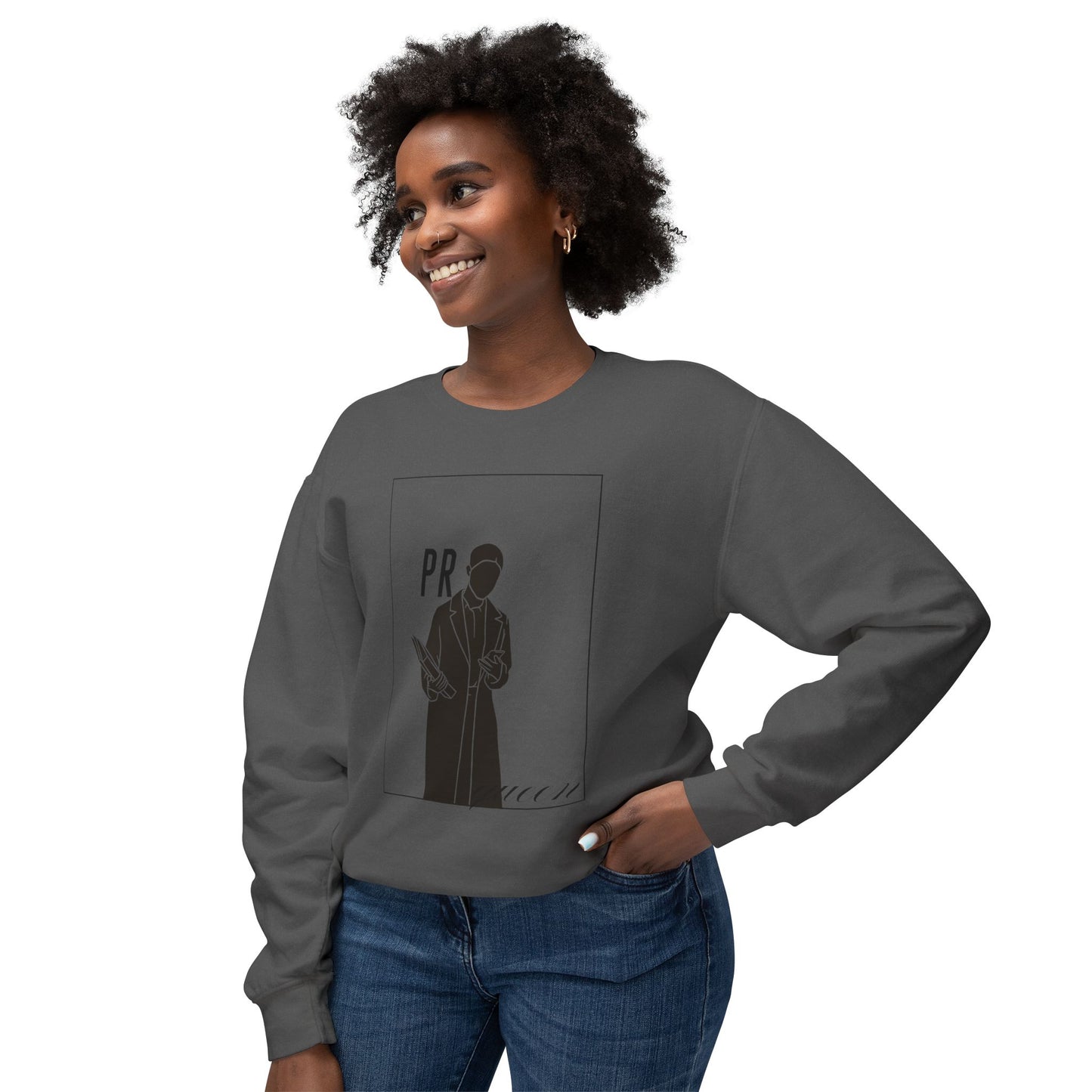 PR Queen Statement Pullover Unisex Lightweight Crewneck Sweatshirt