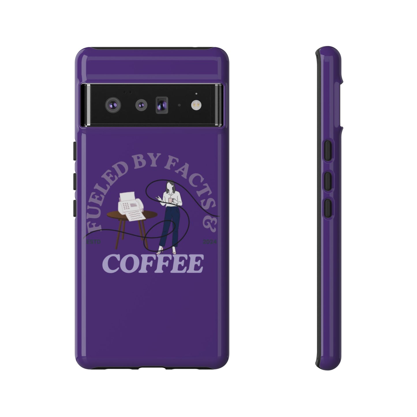 Fueled by Facts & Coffee Phone Case