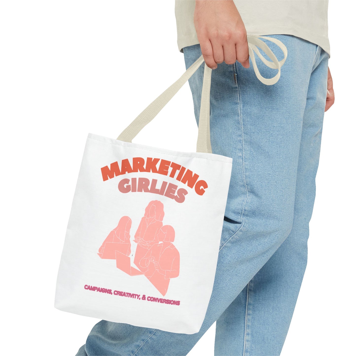 Marketing Girlies Tote Bag (AOP)