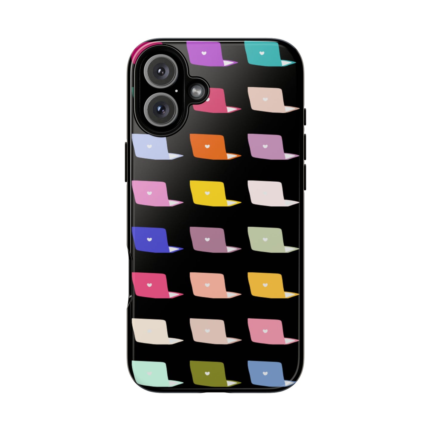 Colorful Laptop Icons Phone Case