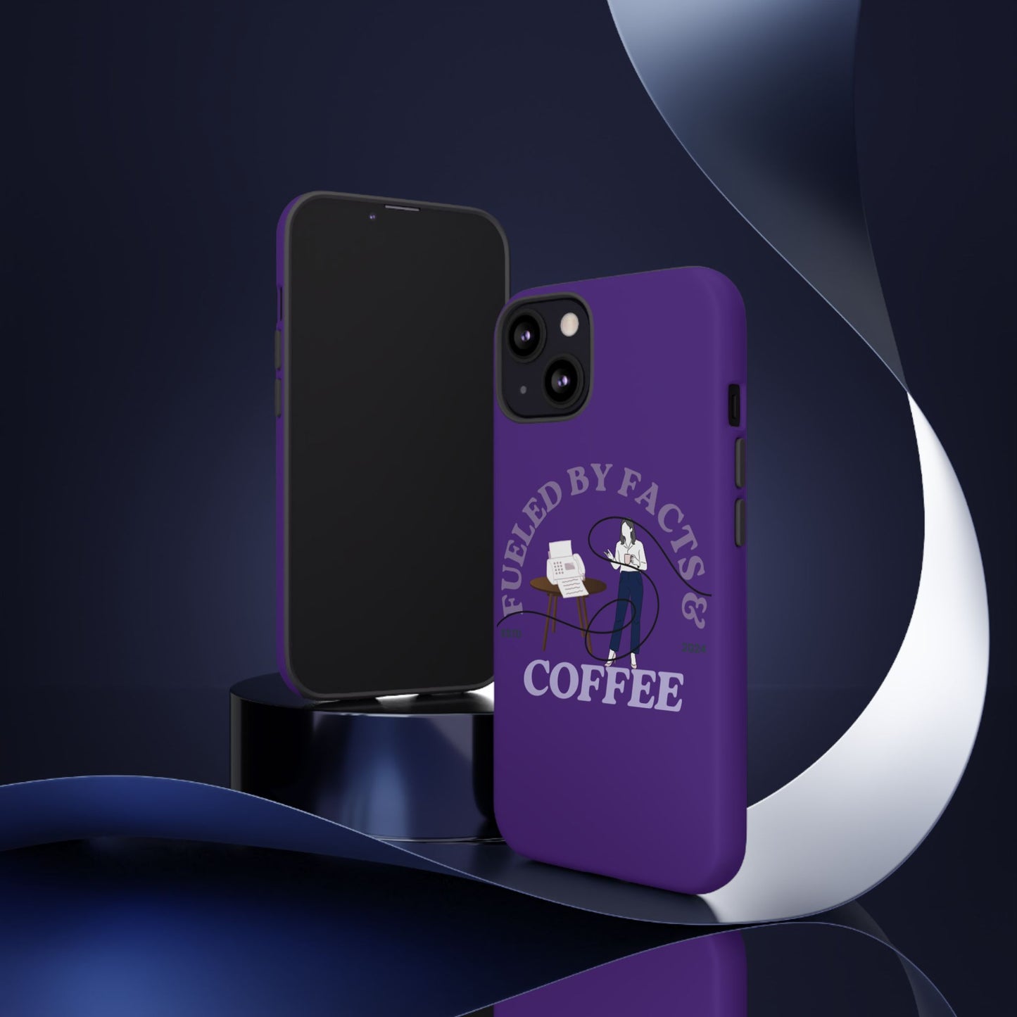 Fueled by Facts & Coffee Phone Case