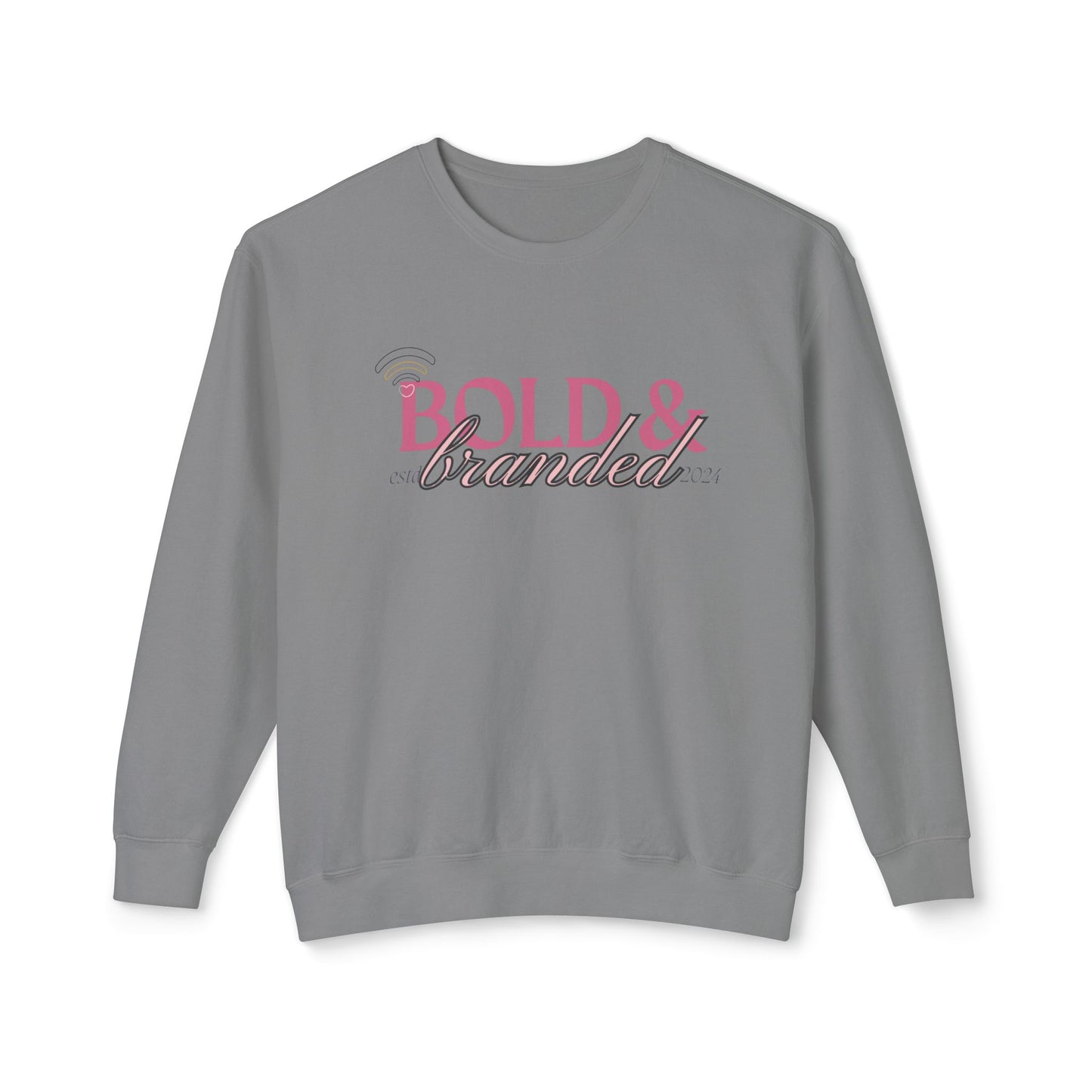 Bold & Branded Crewneck Lightweight Crewneck Sweatshirt