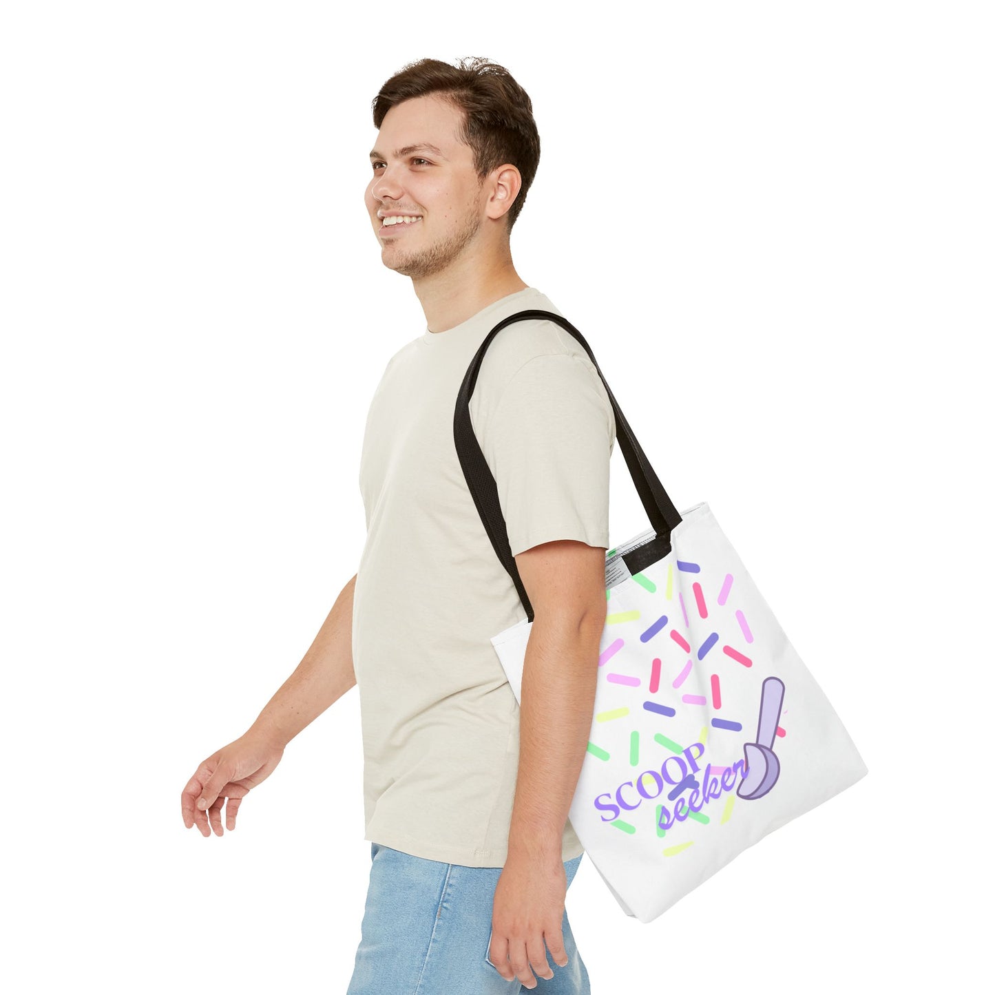 Scoop Seeker Tote Bag (AOP)