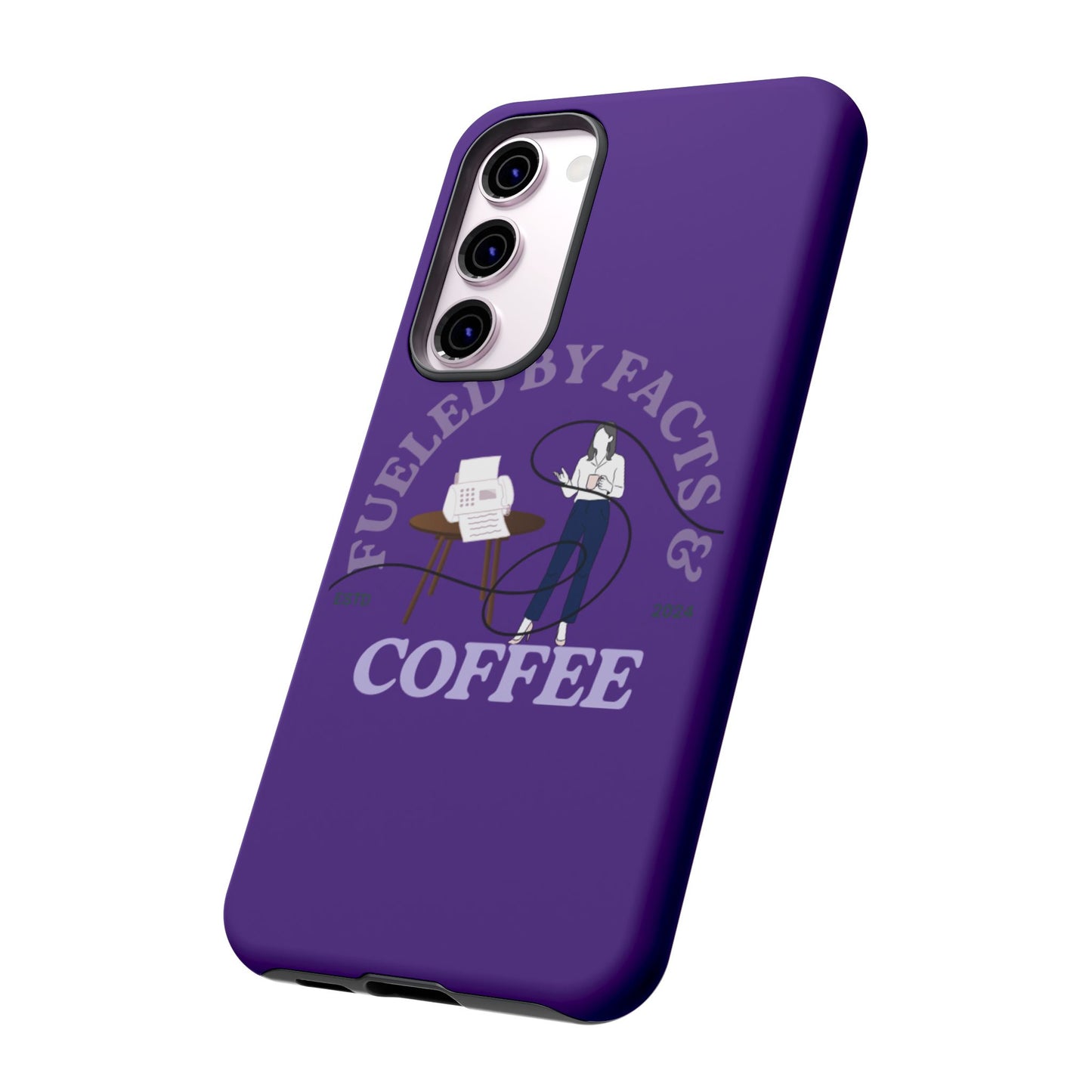 Fueled by Facts & Coffee Phone Case