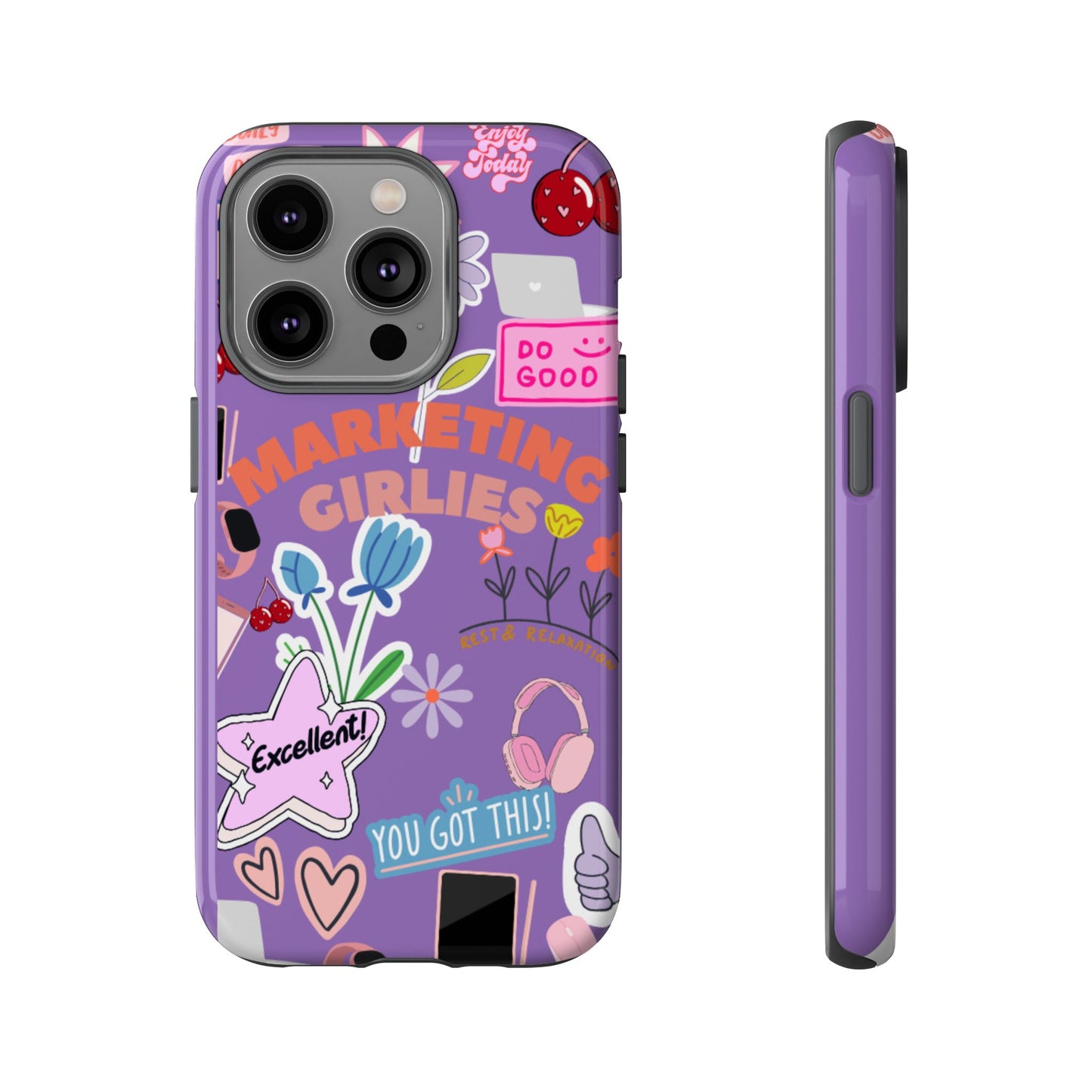 Marketing Girlies Sticker Phone Case