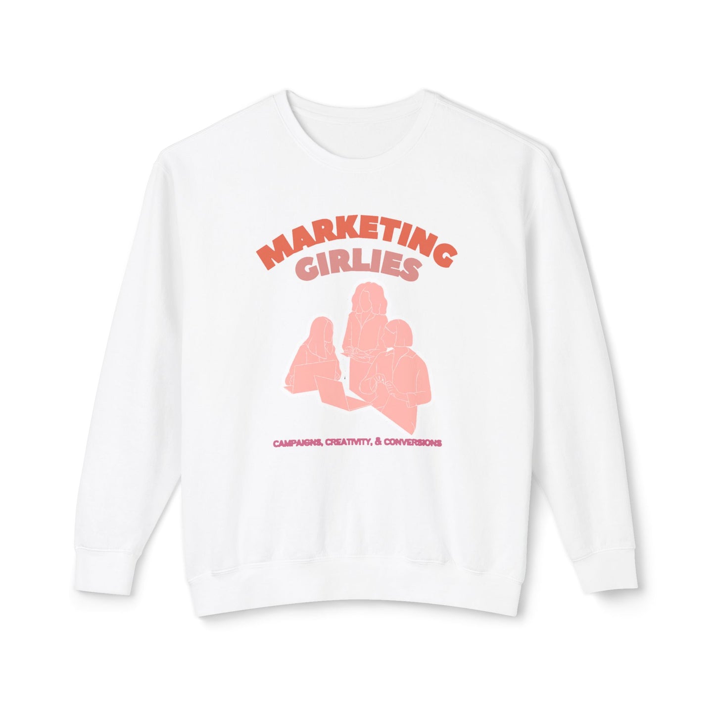 Marketing Girlies Unisex Lightweight Crewneck Sweatshirt