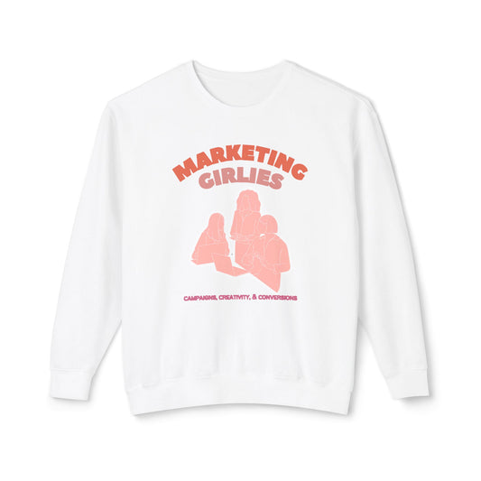 Marketing Girlies Unisex Lightweight Crewneck Sweatshirt