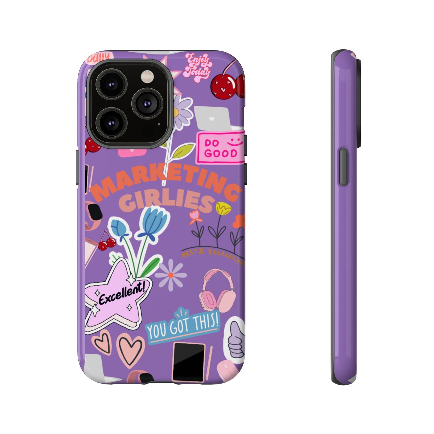 Marketing Girlies Sticker Phone Case