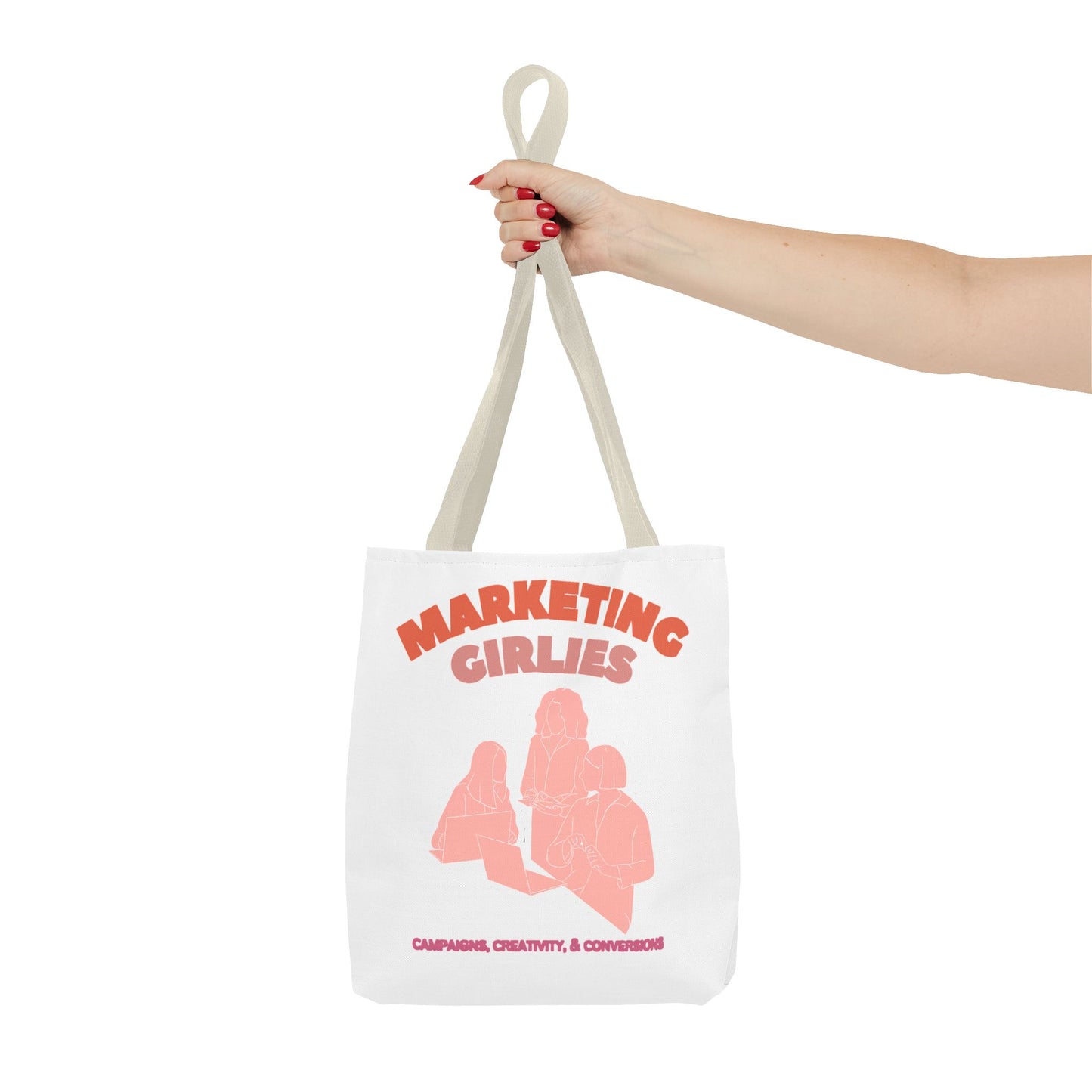 Marketing Girlies Tote Bag (AOP)