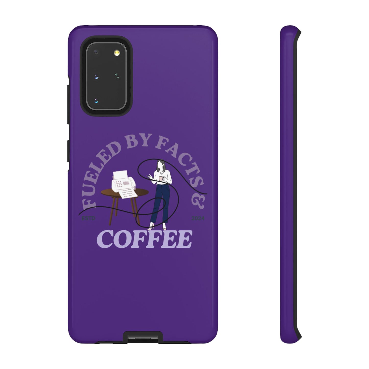 Fueled by Facts & Coffee Phone Case