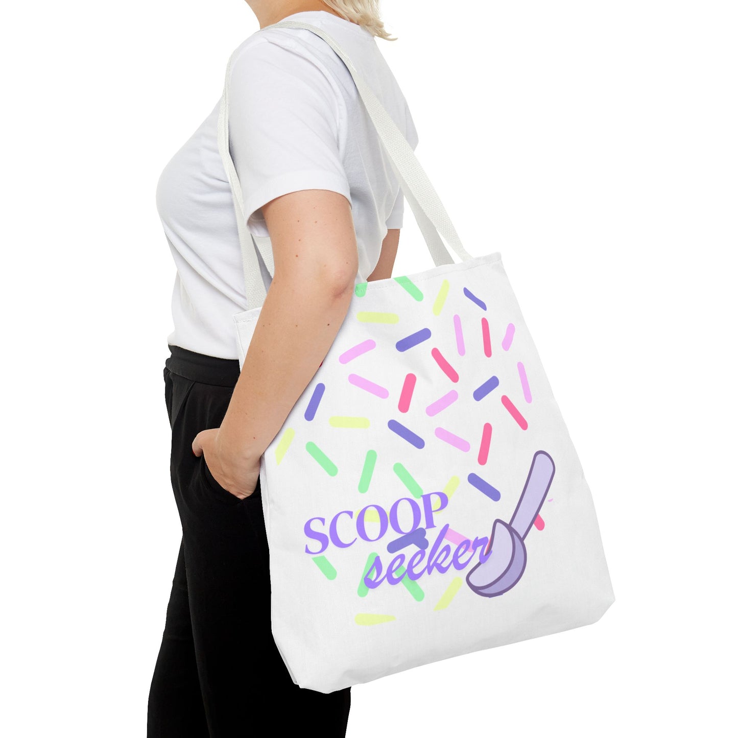 Scoop Seeker Tote Bag (AOP)