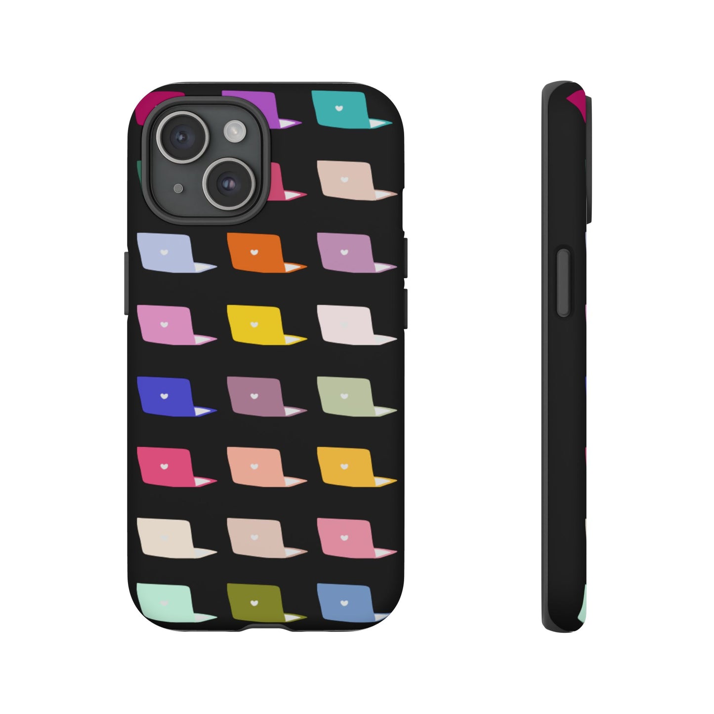 Colorful Laptop Icons Phone Case