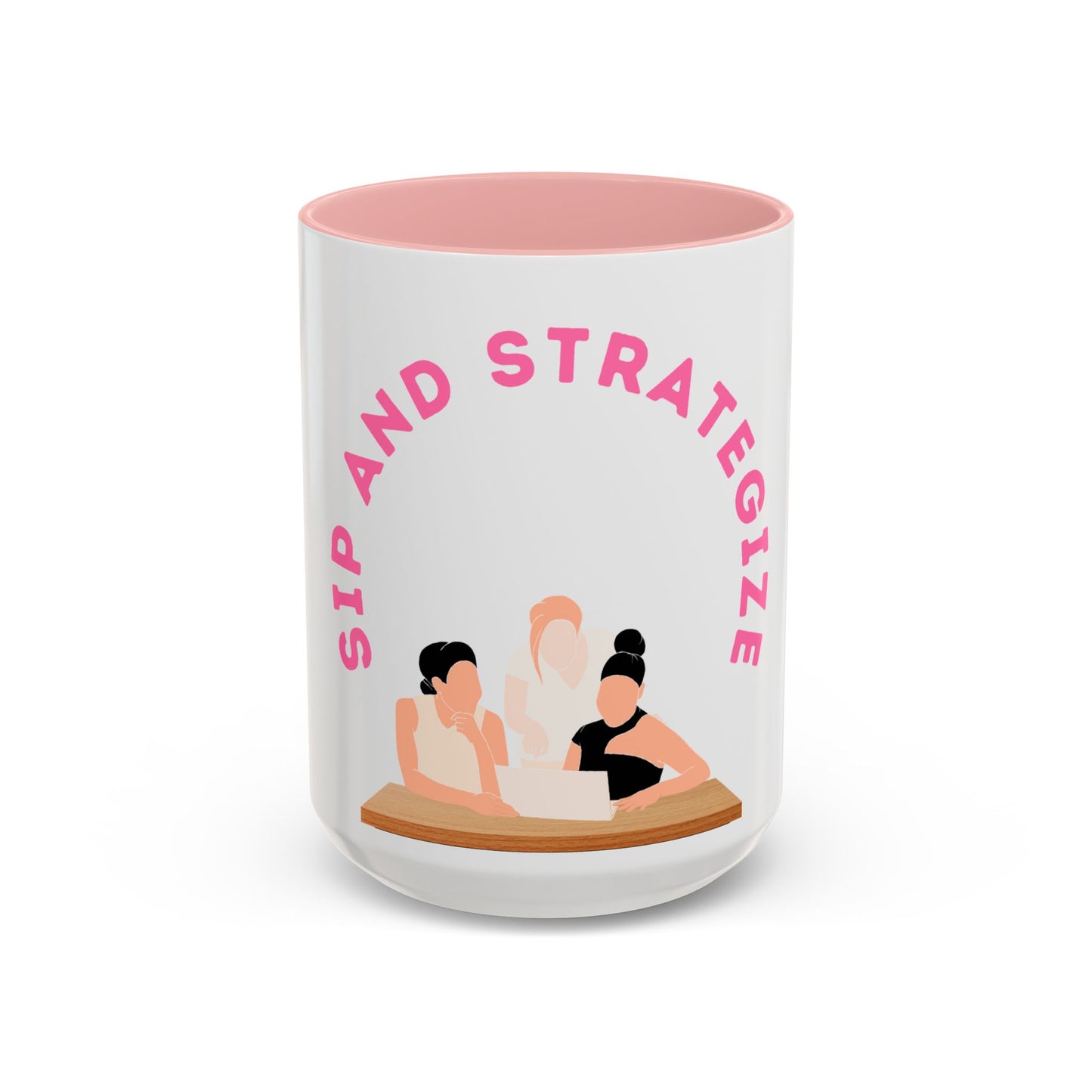 Sip and Strategize Coffee Mug Diverse (11, 15oz)