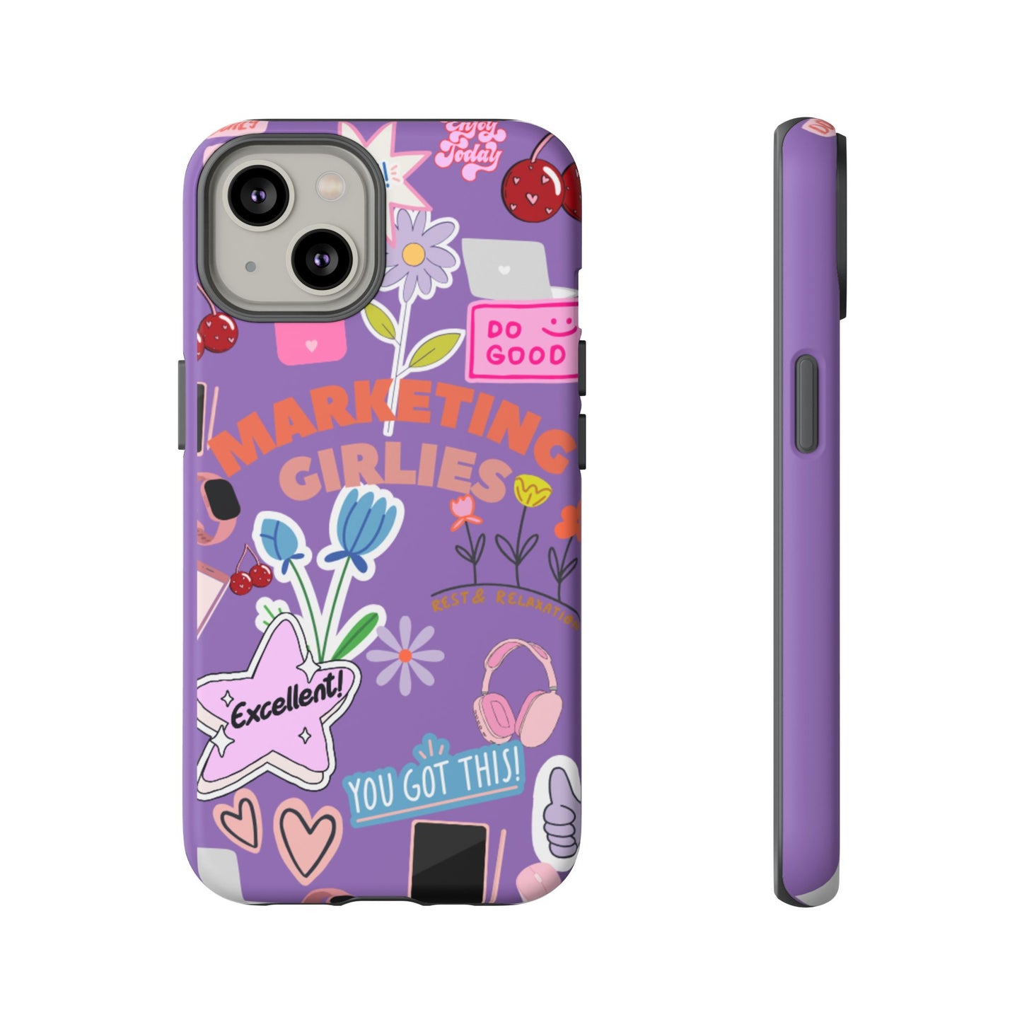 Marketing Girlies Sticker Phone Case