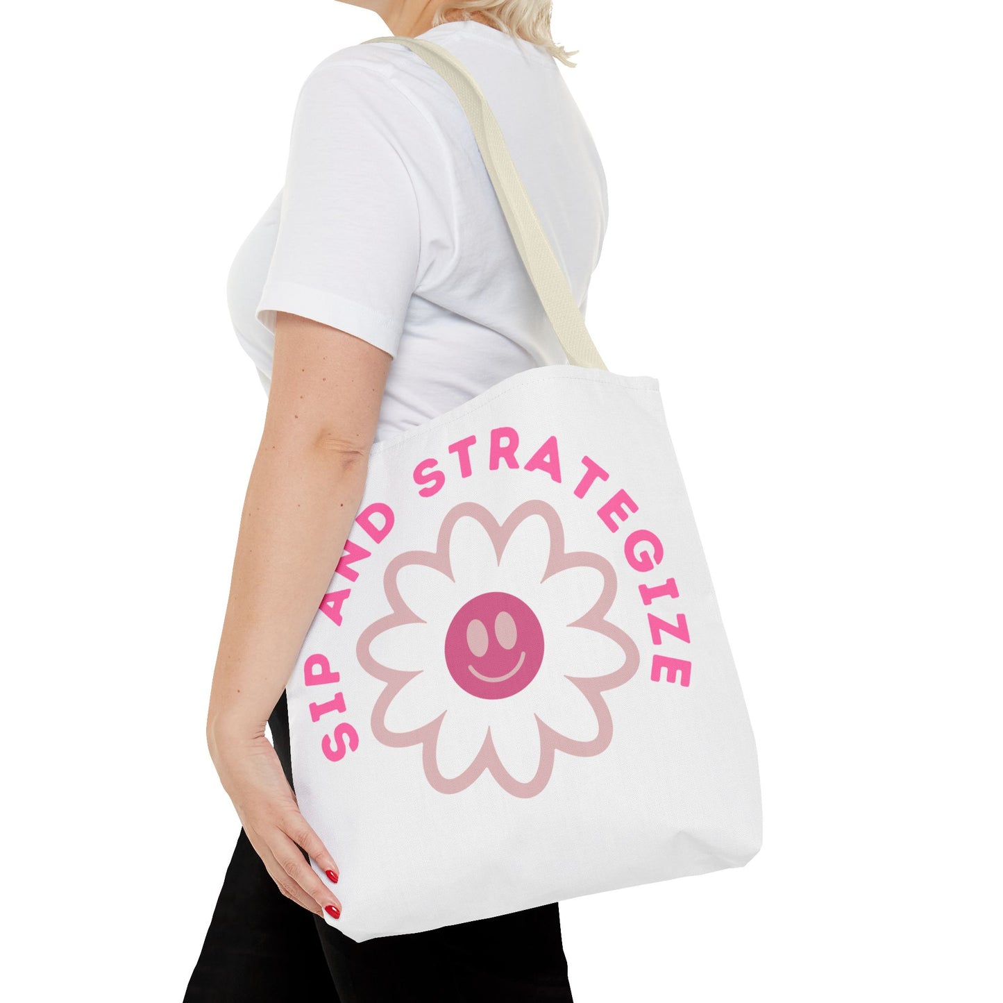 Sip & Strategize Tote Bag (AOP)