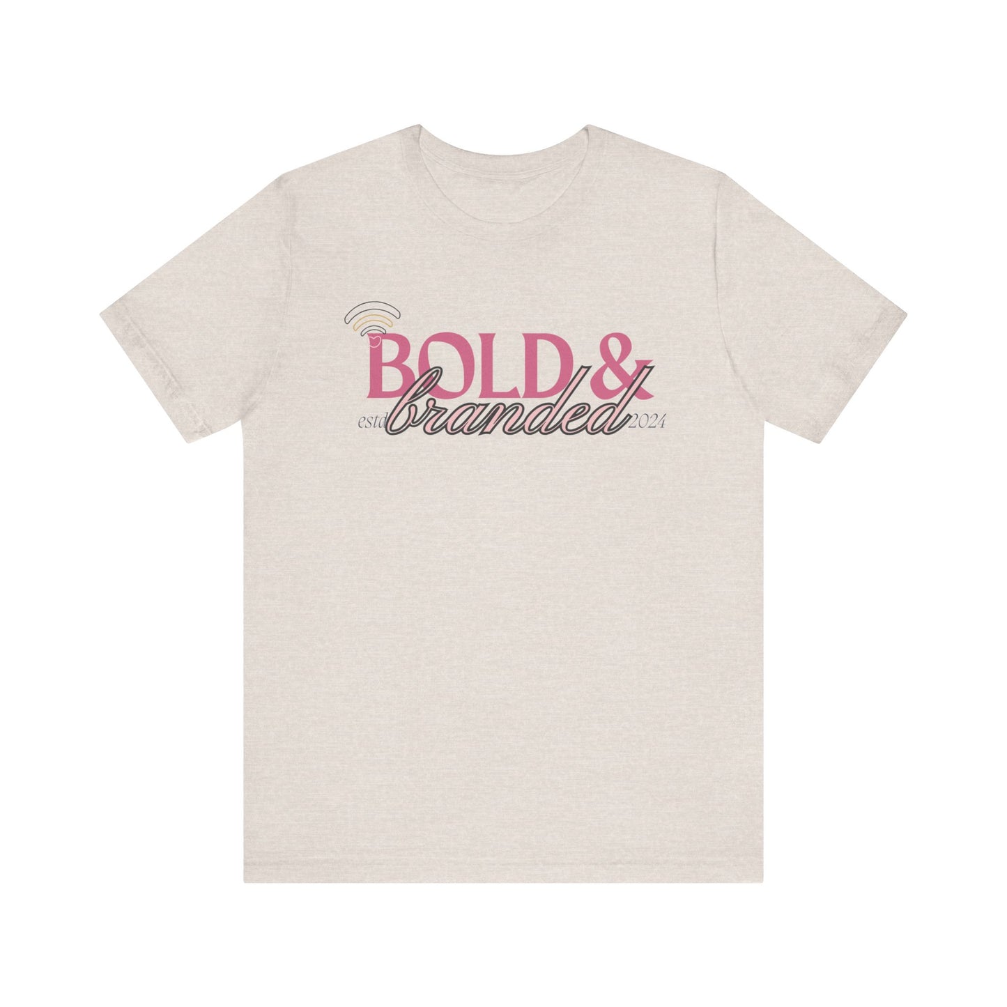 Bold & Branded Unisex Jersey Short Sleeve Tee