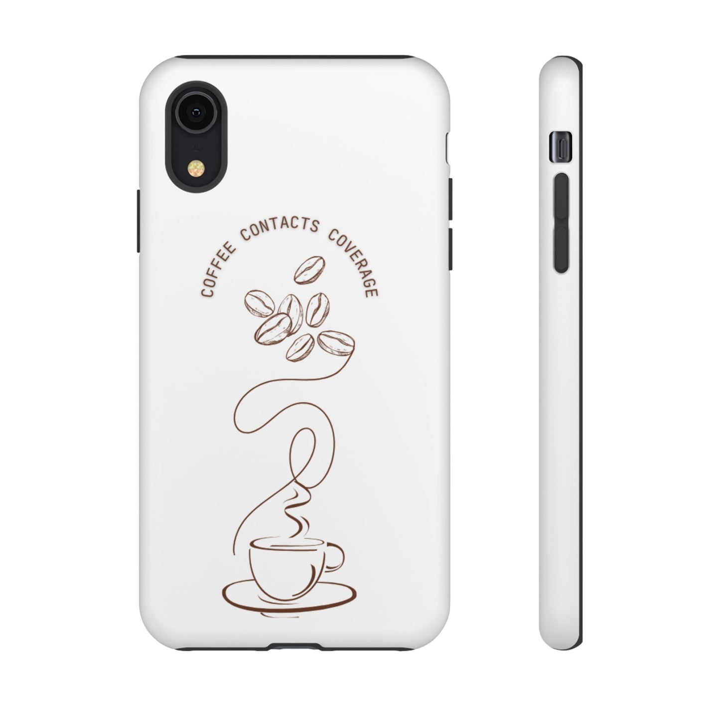 Coffee, Contacts, Coverage Phone Case