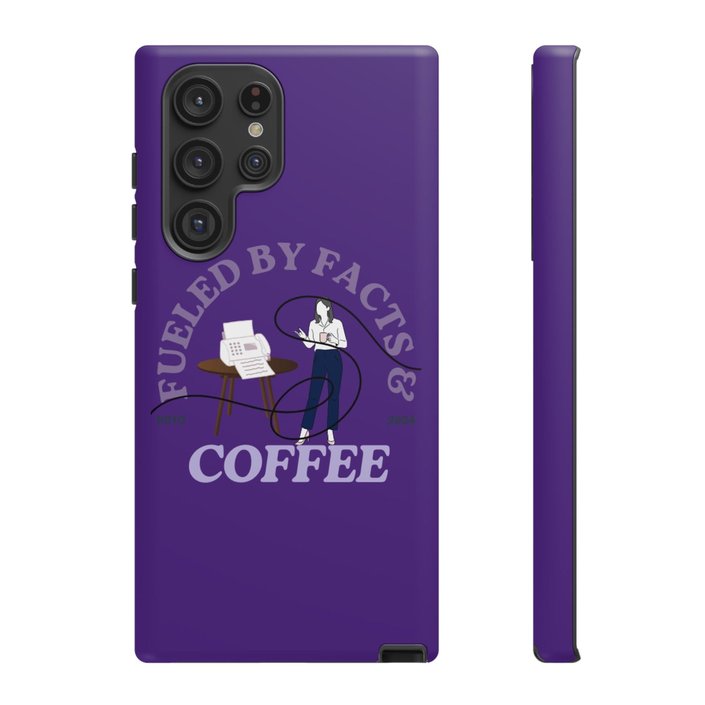 Fueled by Facts & Coffee Phone Case