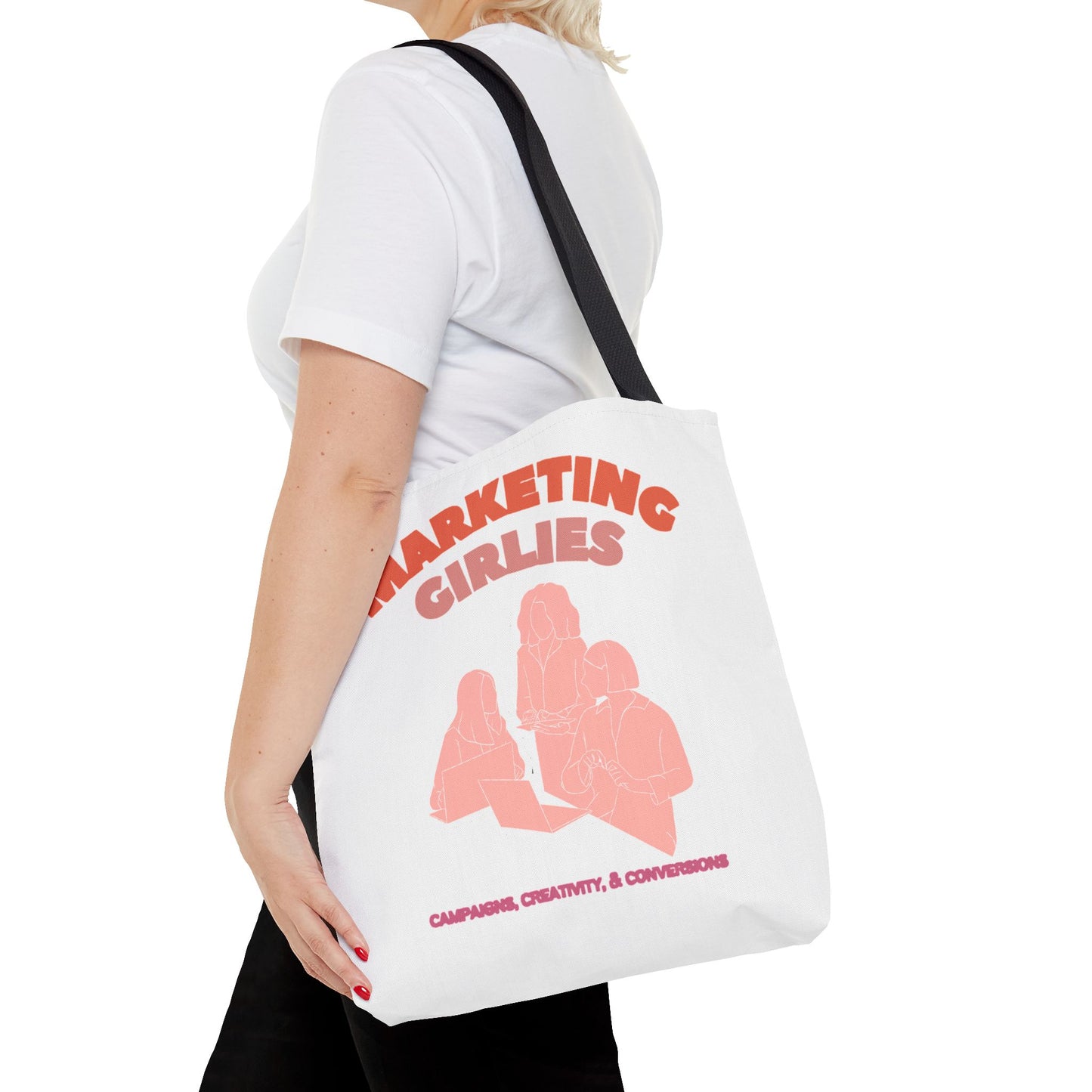 Marketing Girlies Tote Bag (AOP)