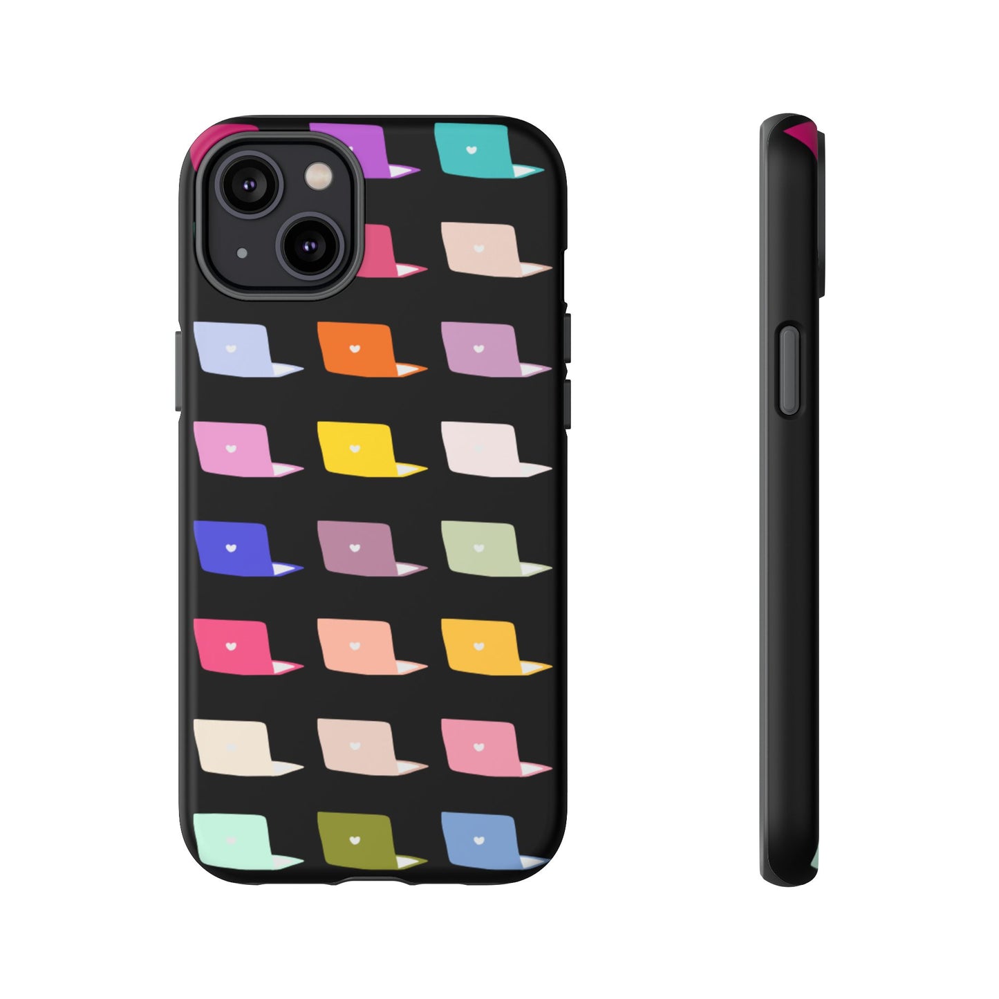 Colorful Laptop Icons Phone Case