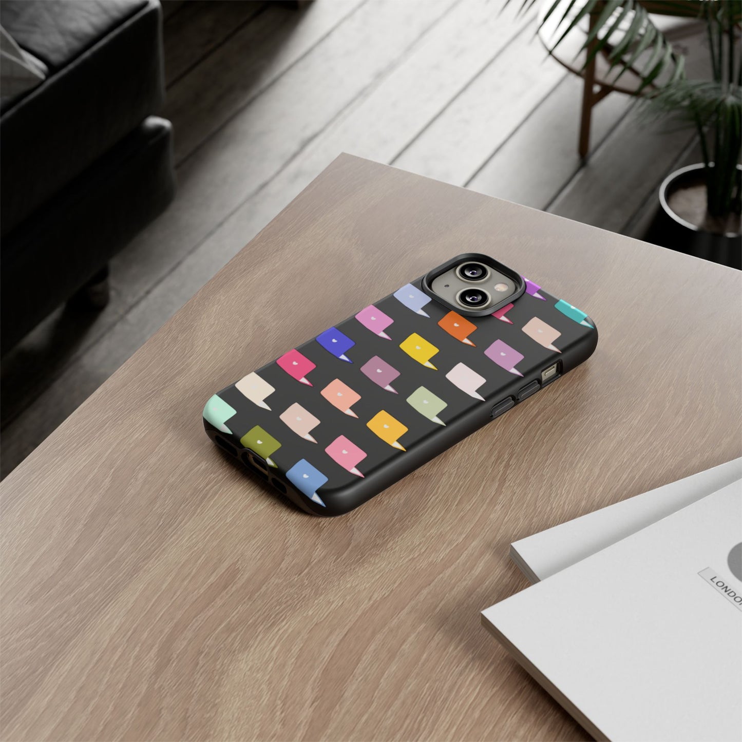 Colorful Laptop Icons Phone Case