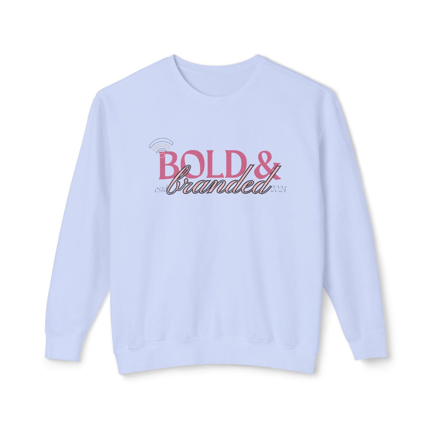 Bold & Branded Crewneck Lightweight Crewneck Sweatshirt