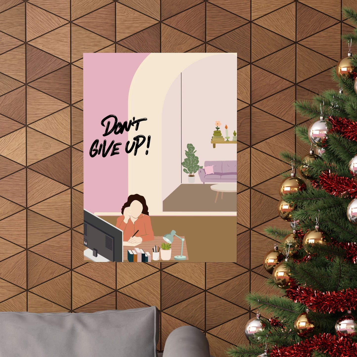 Don't Give Up! Matte Vertical Posters