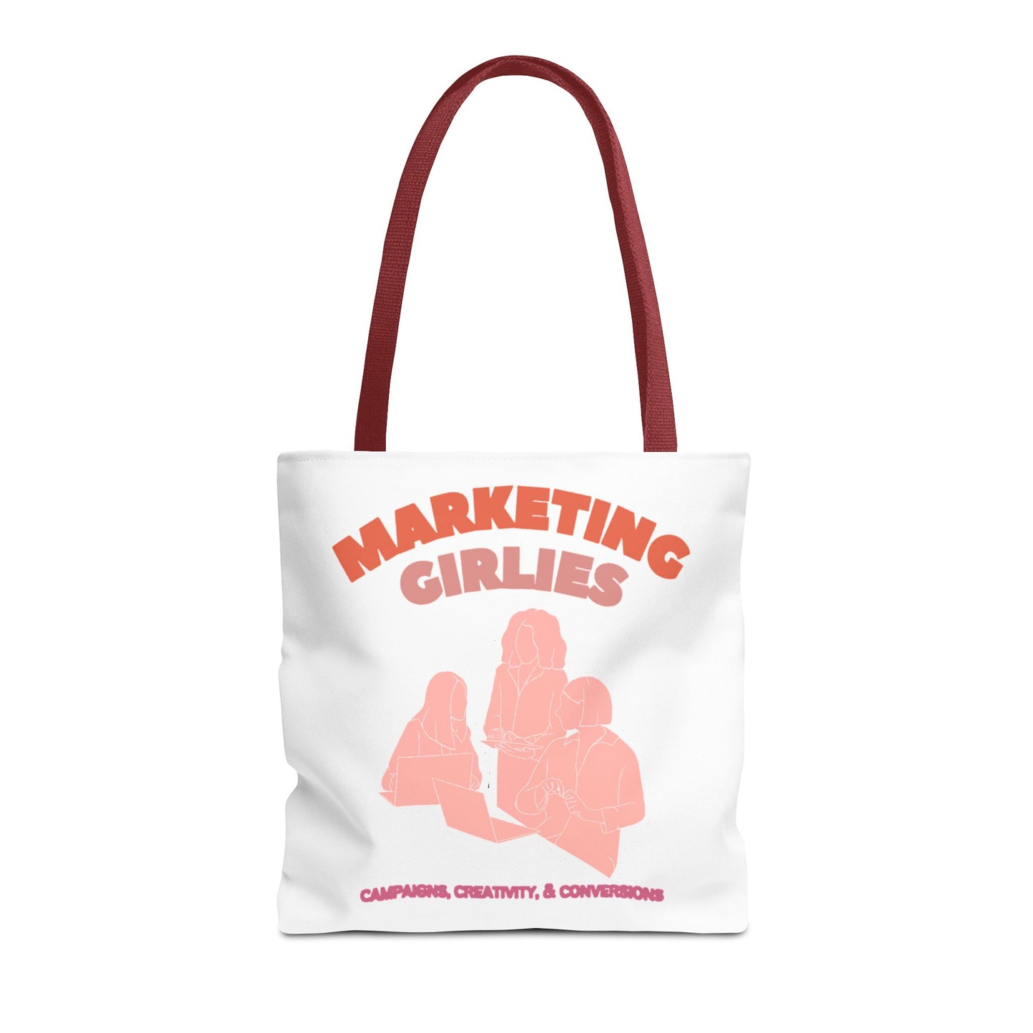 Marketing Girlies Tote Bag (AOP)