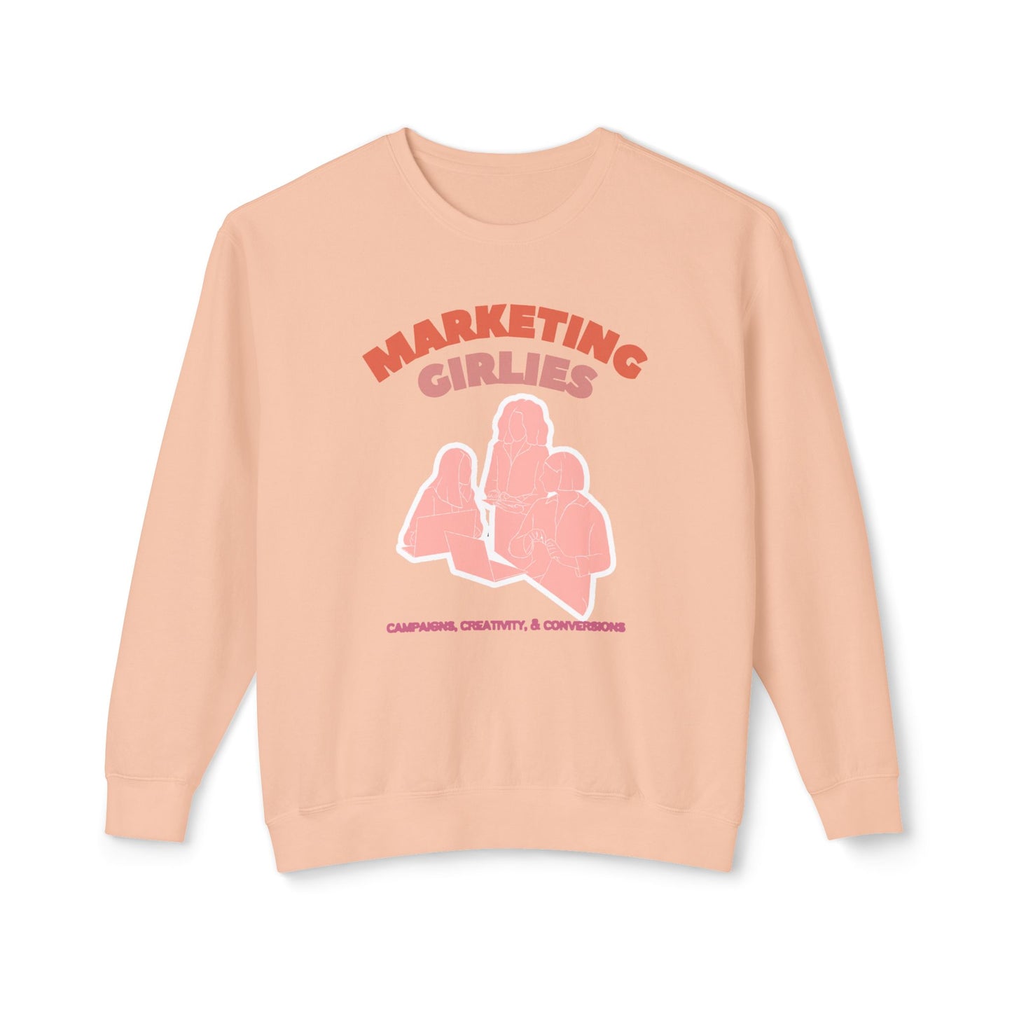 Marketing Girlies Unisex Lightweight Crewneck Sweatshirt