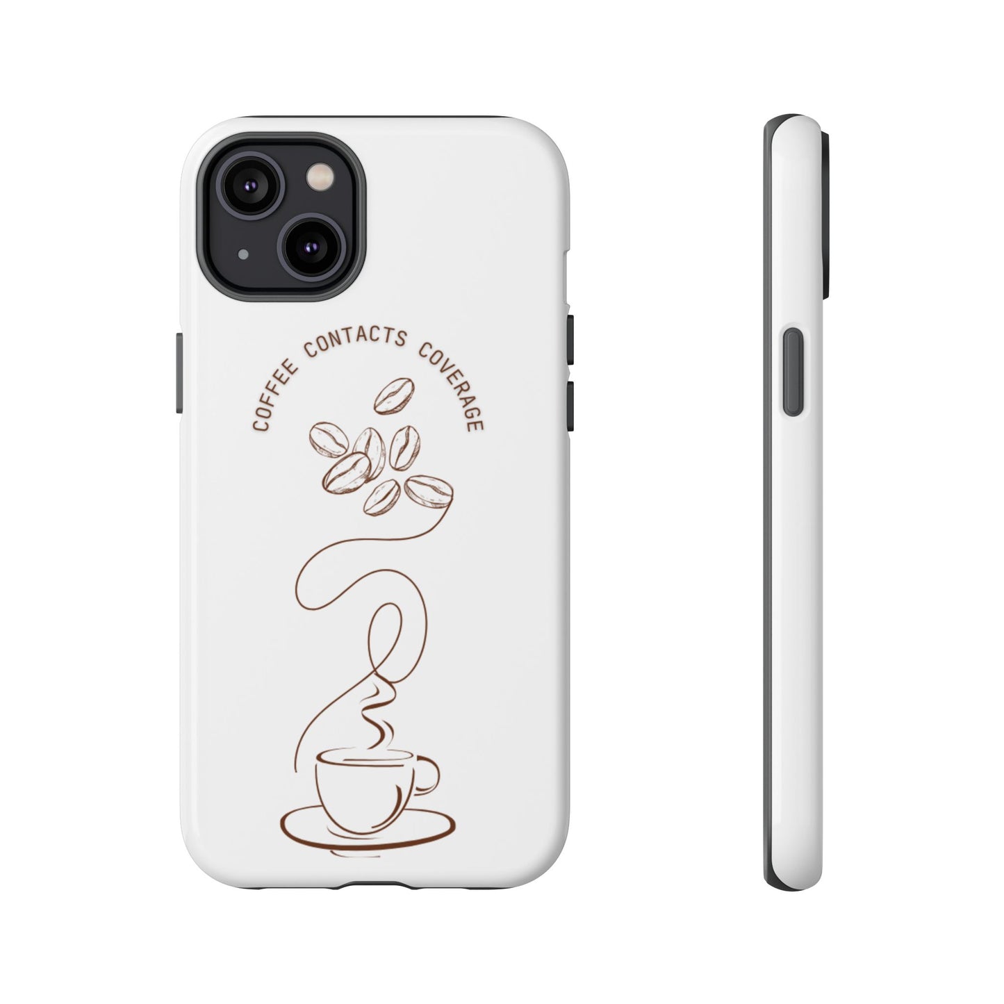 Coffee, Contacts, Coverage Phone Case