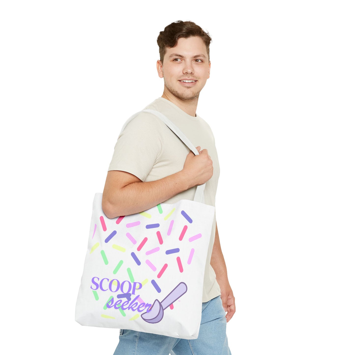 Scoop Seeker Tote Bag (AOP)