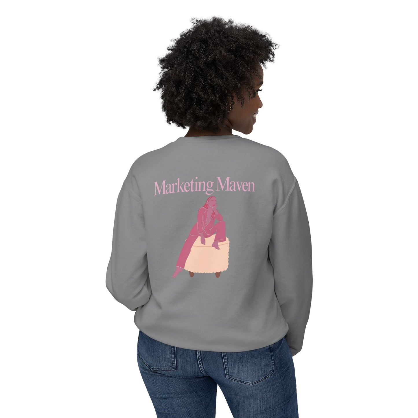 Marketing Maven Lightweight Crewneck Sweatshirt