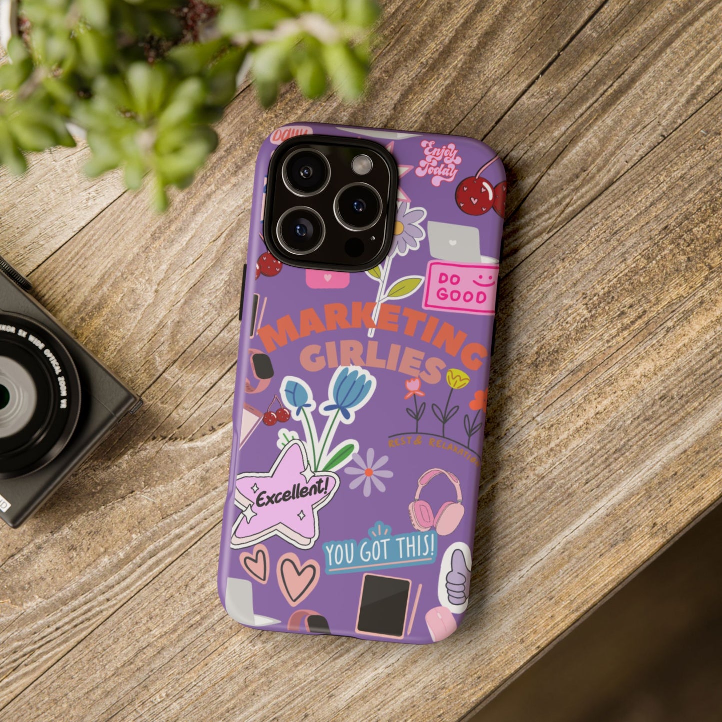 Marketing Girlies Sticker Phone Case