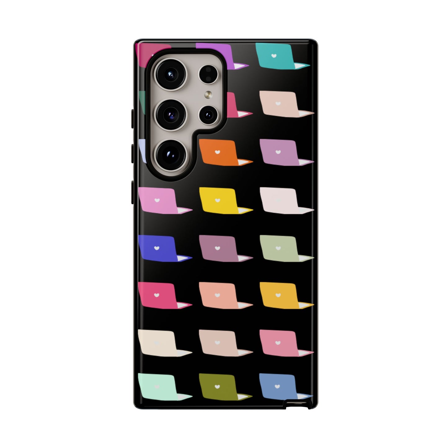 Colorful Laptop Icons Phone Case