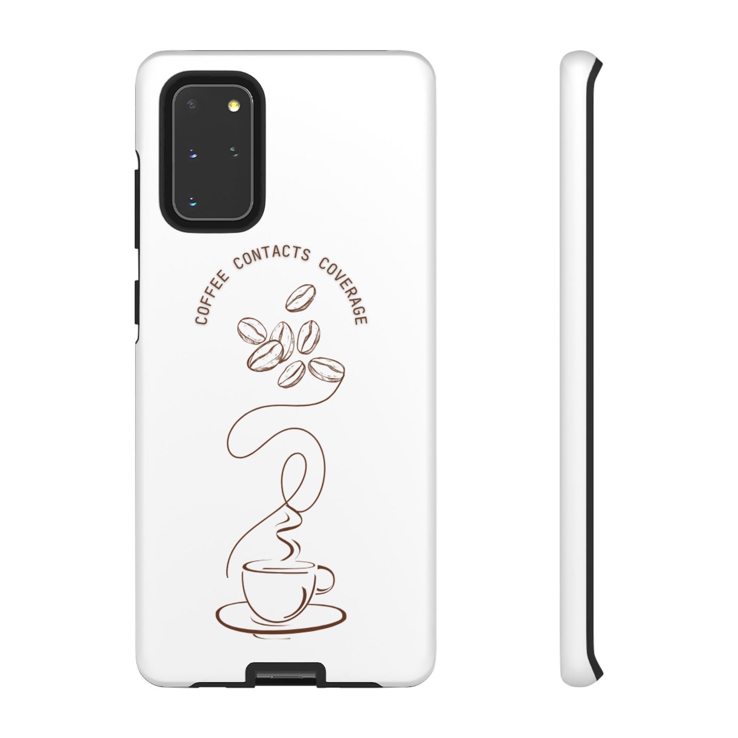 Coffee, Contacts, Coverage Phone Case