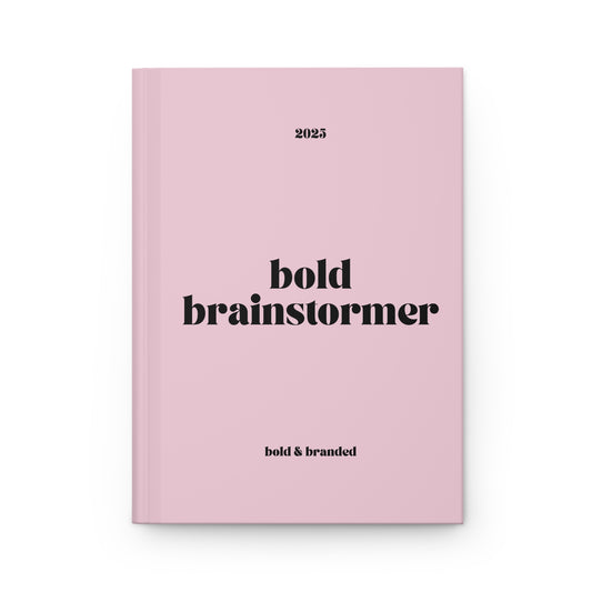 Bold Brainstormer Hardcover Journal Matte