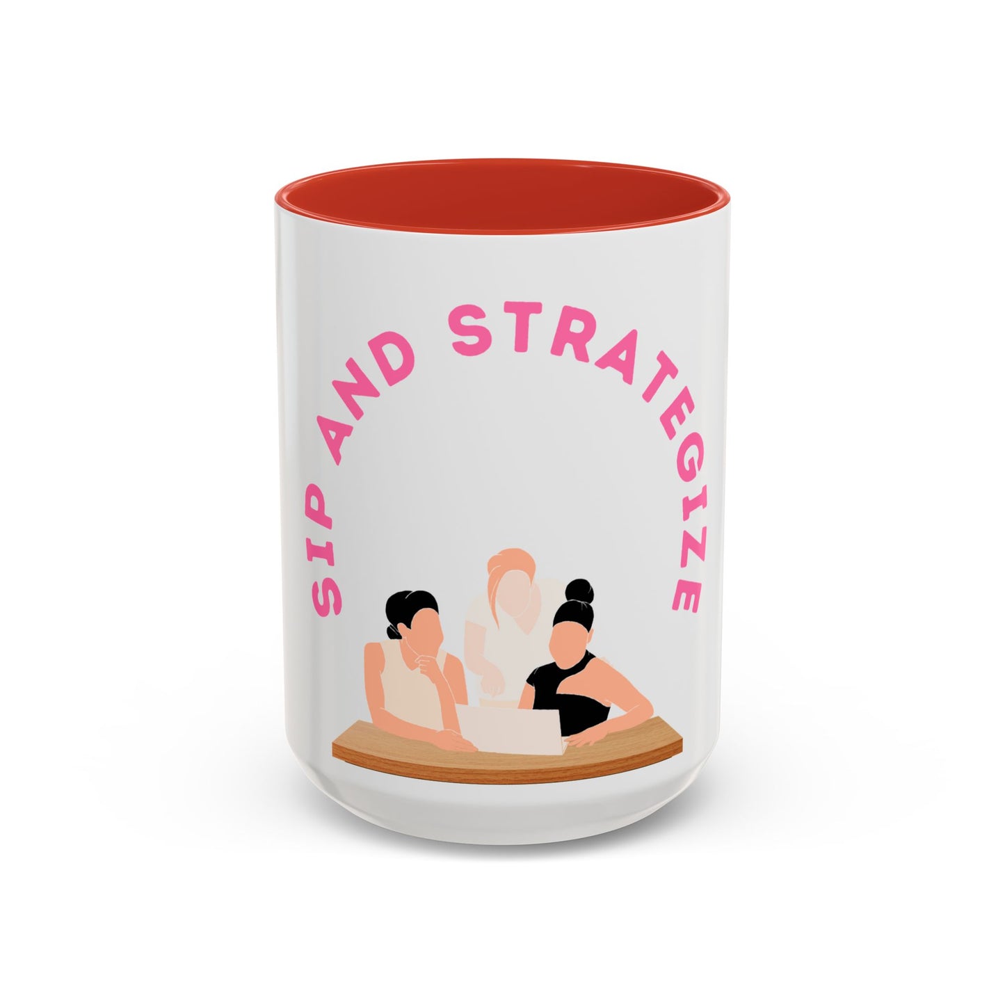 Sip and Strategize Coffee Mug Diverse (11, 15oz)