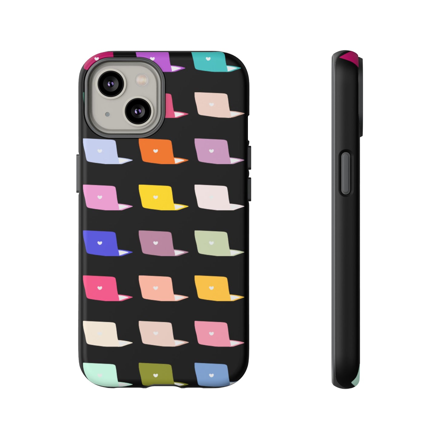 Colorful Laptop Icons Phone Case