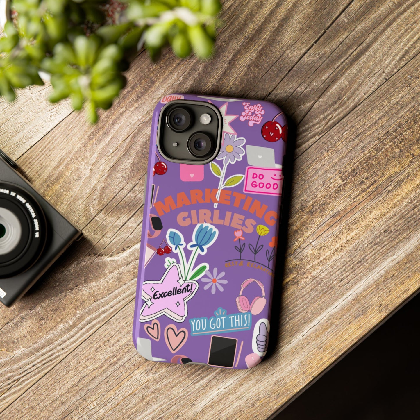 Marketing Girlies Sticker Phone Case