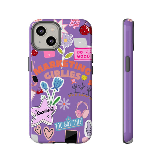 Marketing Girlies Sticker Phone Case