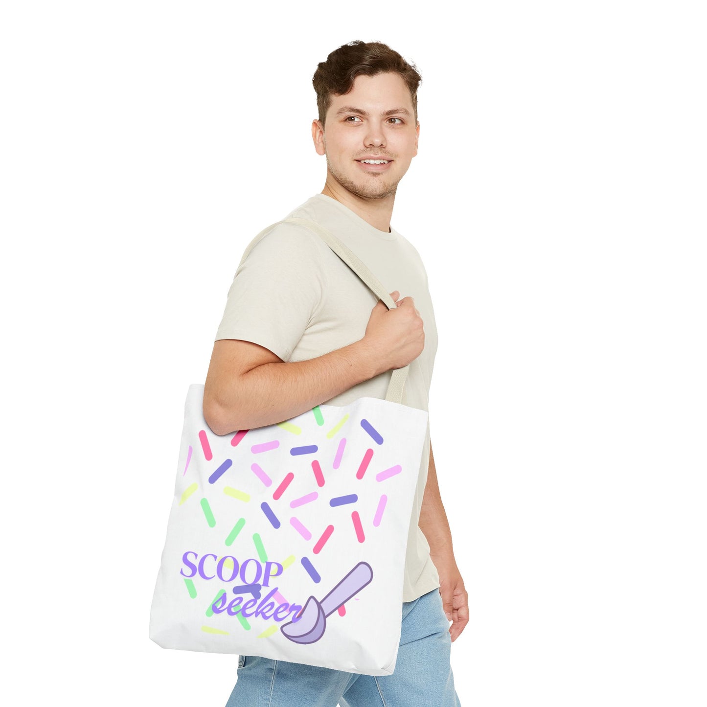 Scoop Seeker Tote Bag (AOP)