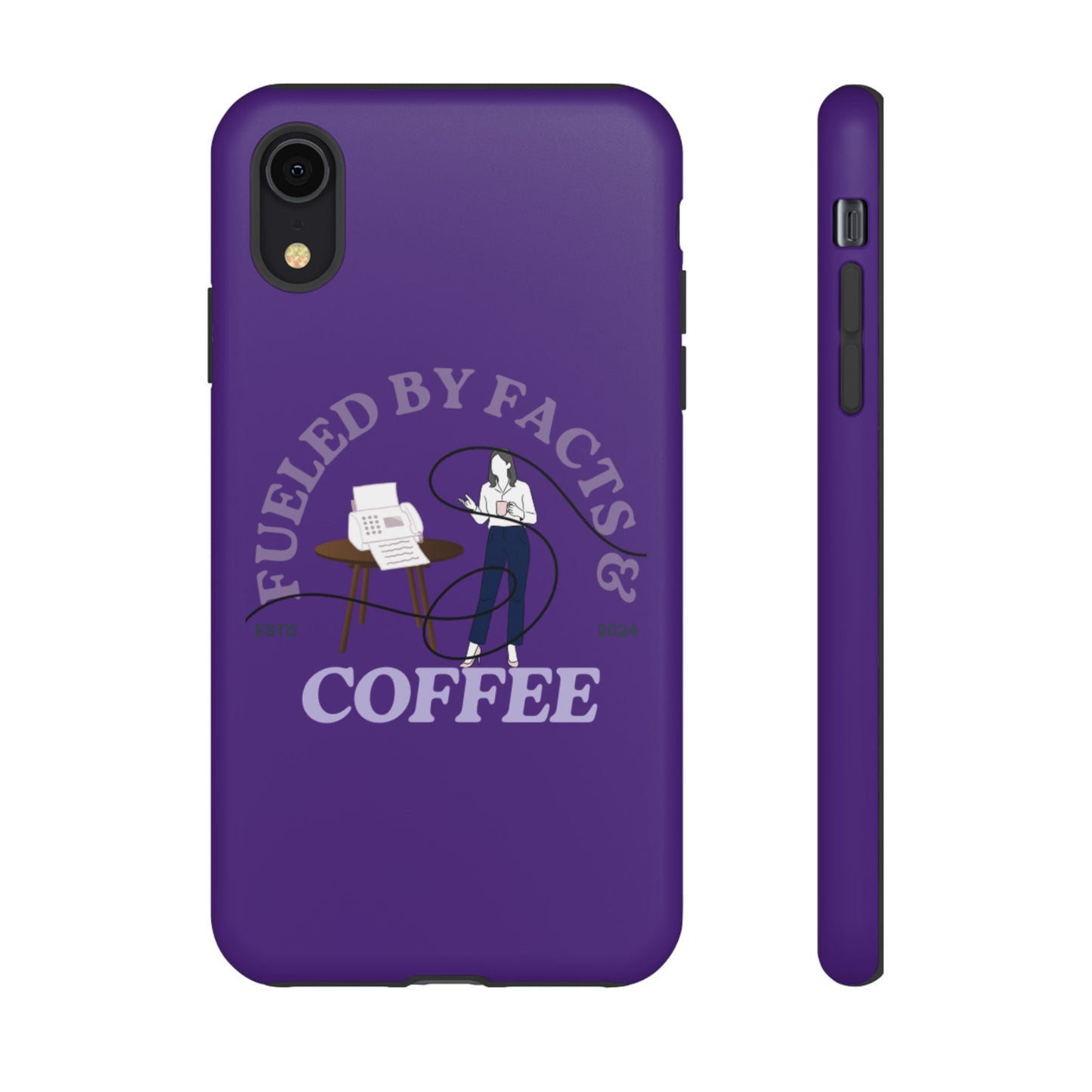 Fueled by Facts & Coffee Phone Case