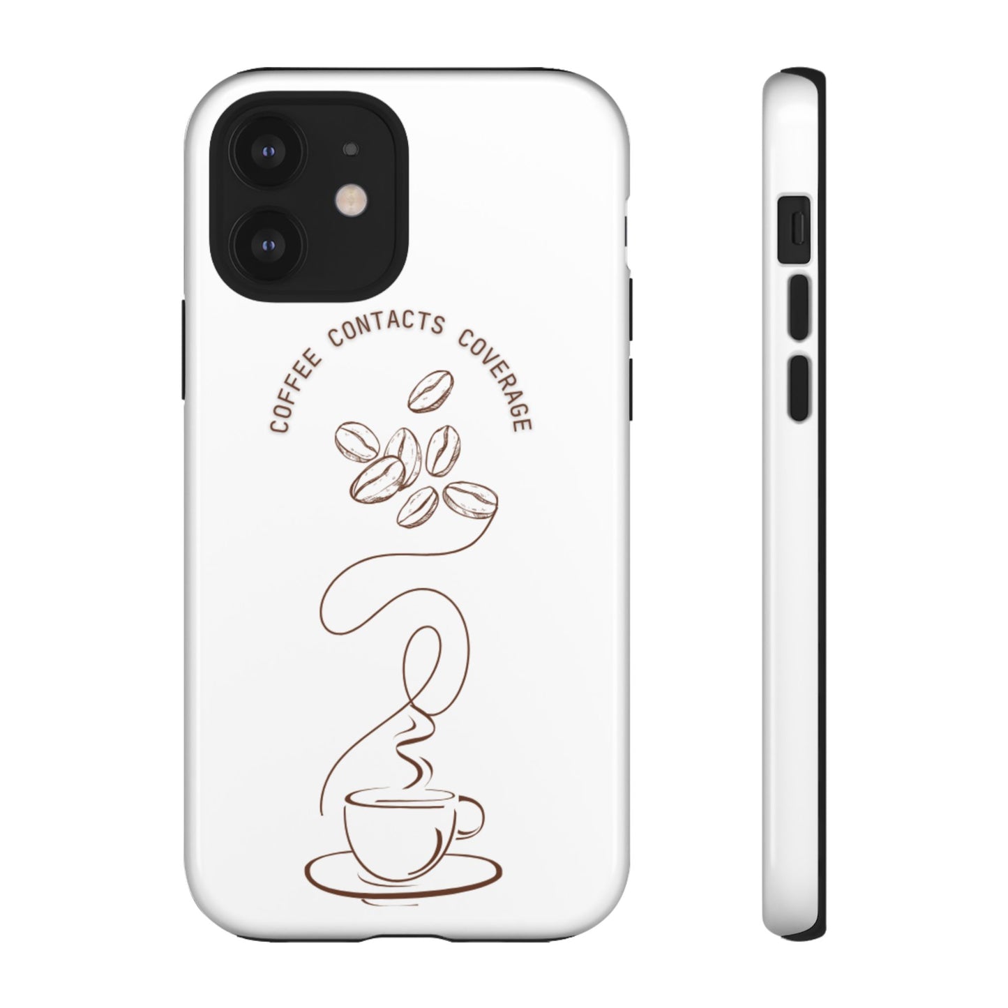 Coffee, Contacts, Coverage Phone Case