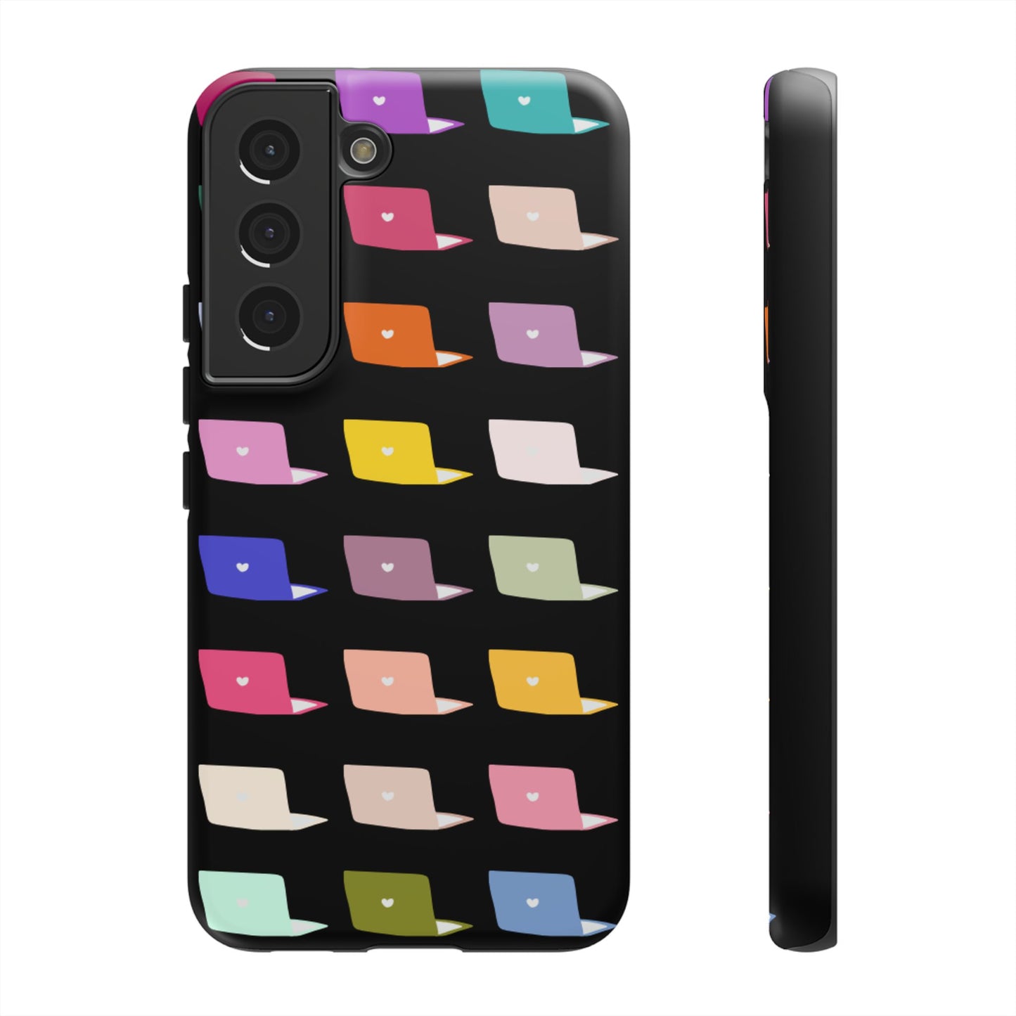 Colorful Laptop Icons Phone Case